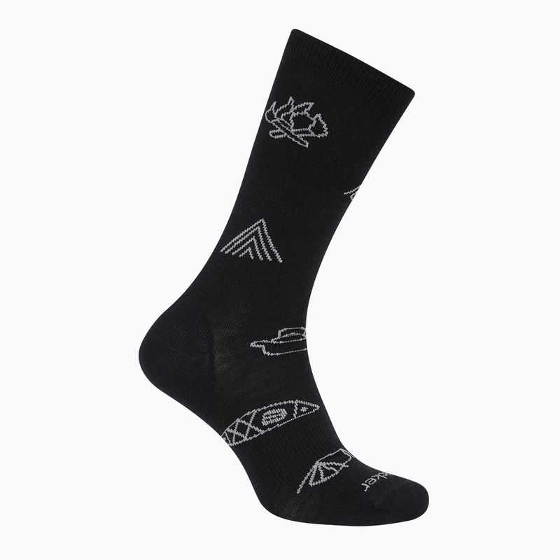 Icebreaker Merino Ultralight Crew Camp Ess schwarz/legiert Herrensocken