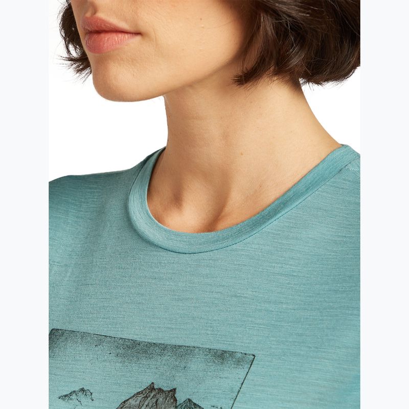 Shirt Damen icebreaker Merino 150 Tech Lite Terrain hydro 6