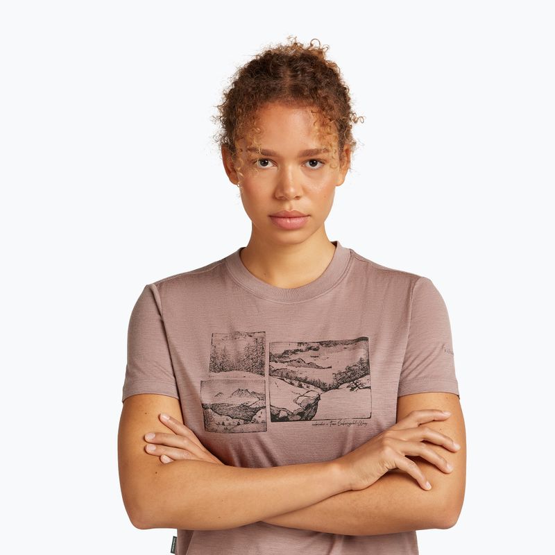 Shirt Damen icebreaker Merino 150 Tech Lite Crop The Climb summit 5