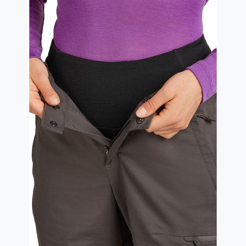 Damen Thermo-Leggings Icebreaker Merino 200 Oasis High Rise Schwarz 5