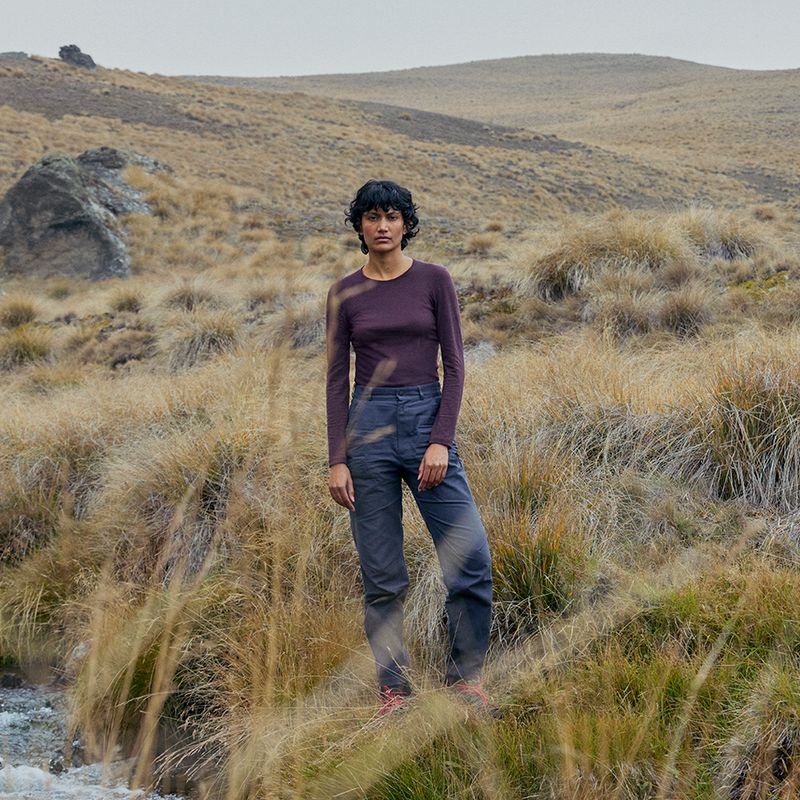 Icebreaker Damen Thermo-Longsleeve 200 Oasis Crewe java 9