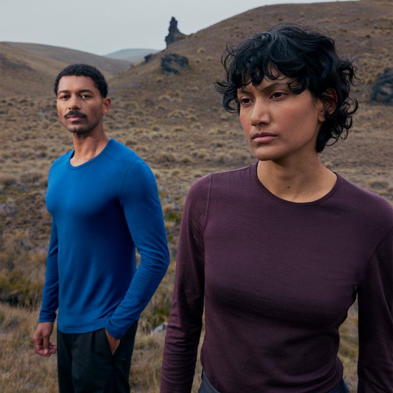 Icebreaker Damen Thermo-Longsleeve 200 Oasis Crewe java 11