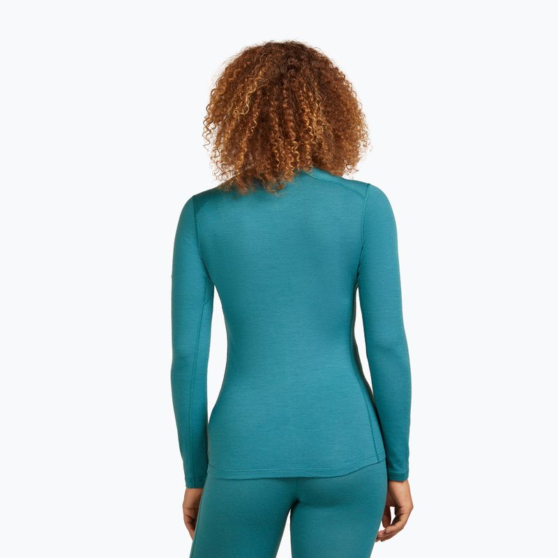 Icebreaker Damen Thermo-Langarmshirt 200 Oasis Crewe topaz 3