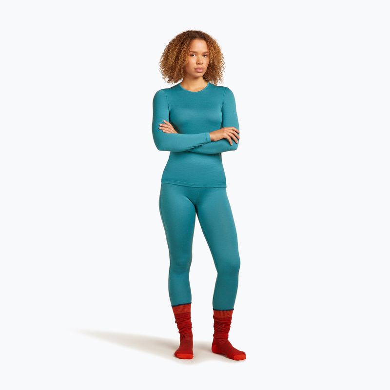 Icebreaker Damen Thermo-Langarmshirt 200 Oasis Crewe topaz 4