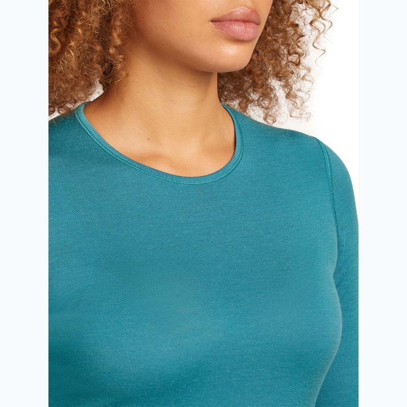 Icebreaker Damen Thermo-Langarmshirt 200 Oasis Crewe topaz 5