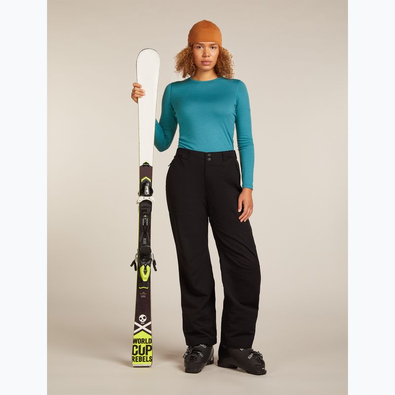 Thermo-Longsleeve Damen icebreaker 200 Oasis Crewe topaz 8