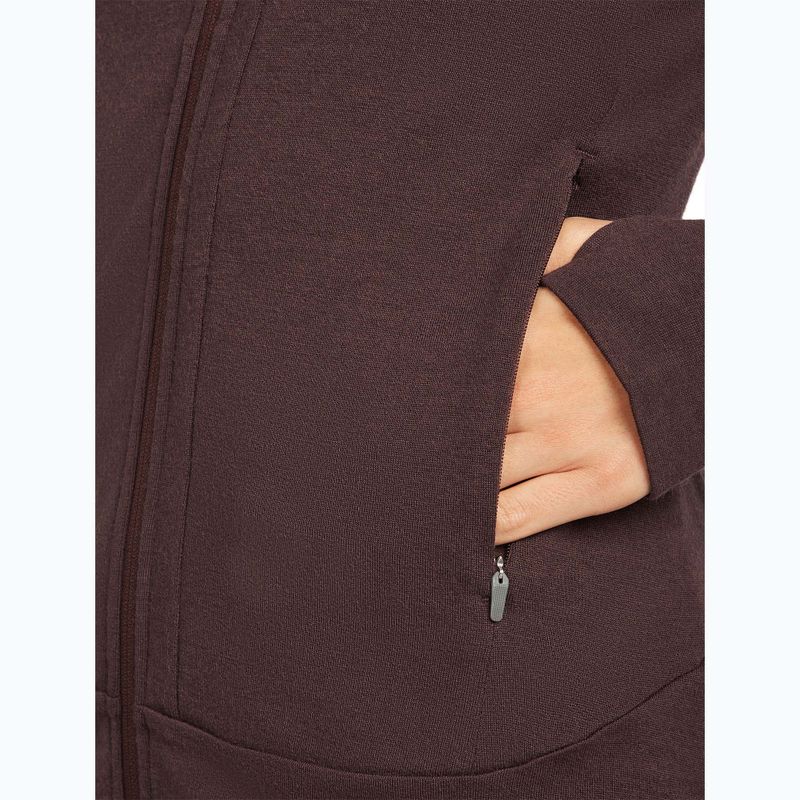 Hoodie Sweatshirt Damen icebreaker Merino 260 Quantum Zip java 8