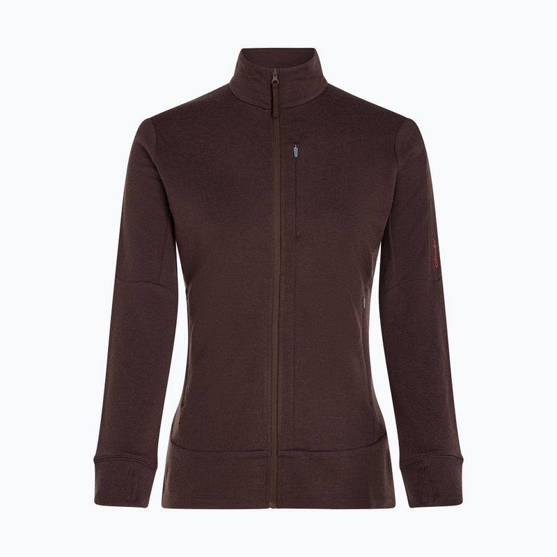 Hoodie Sweatshirt Damen icebreaker Merino 260 Quantum Zip java 9