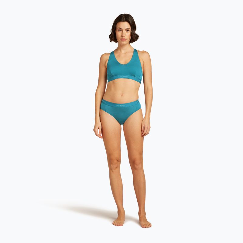 Thermoaktiver Sport-BH icebreaker Merino 125 Cool-Lite Sprite Racerback topaz 3