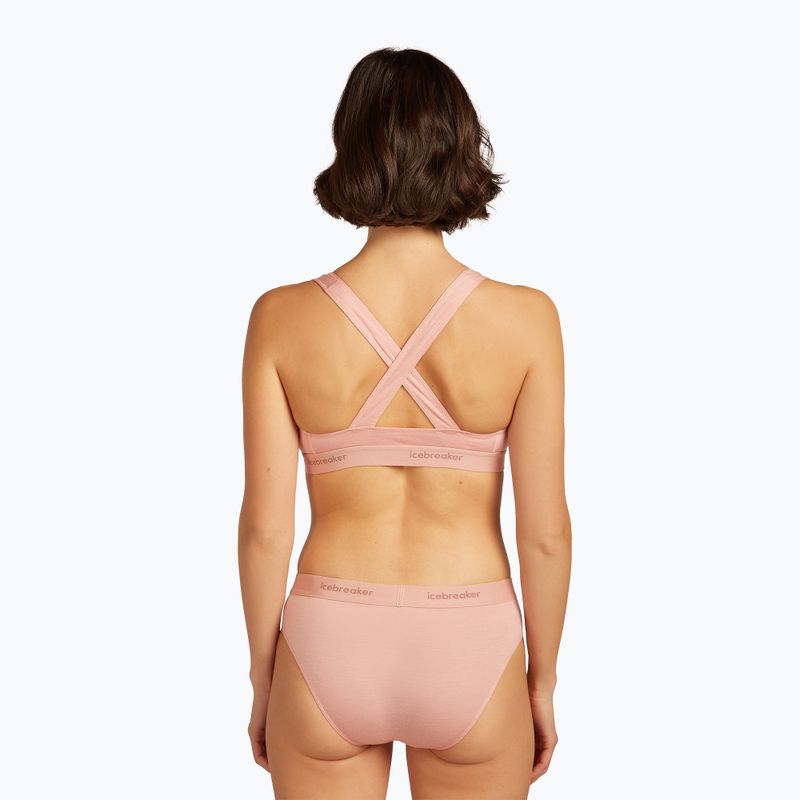 Thermoaktiver Sport-BH icebreaker Merino 125 Cool-Lite Sprite Racerback blush 4