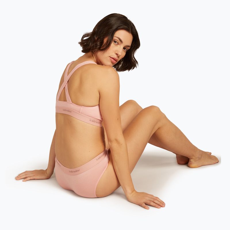 Thermoaktiver Sport-BH icebreaker Merino 125 Cool-Lite Sprite Racerback blush 8