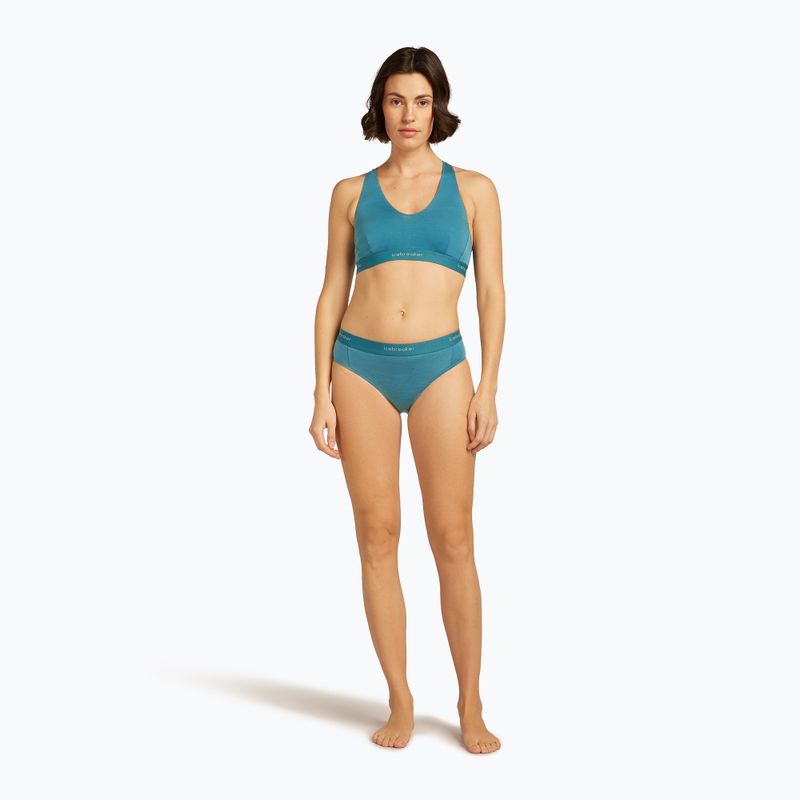 Icebreaker Damen-Thermo-Slip Merino 125 Cool-Lite Sprite Hipster topaz 3