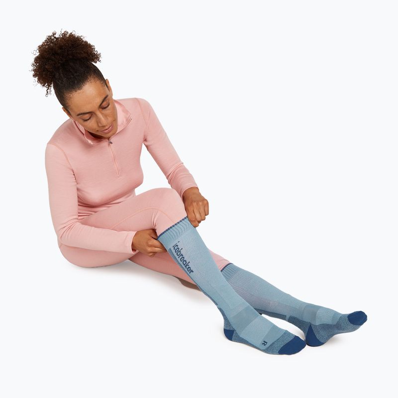 Skisocken Damen Icebreaker Merino Ski+ Light OTC hydro/atlantis/ether 4