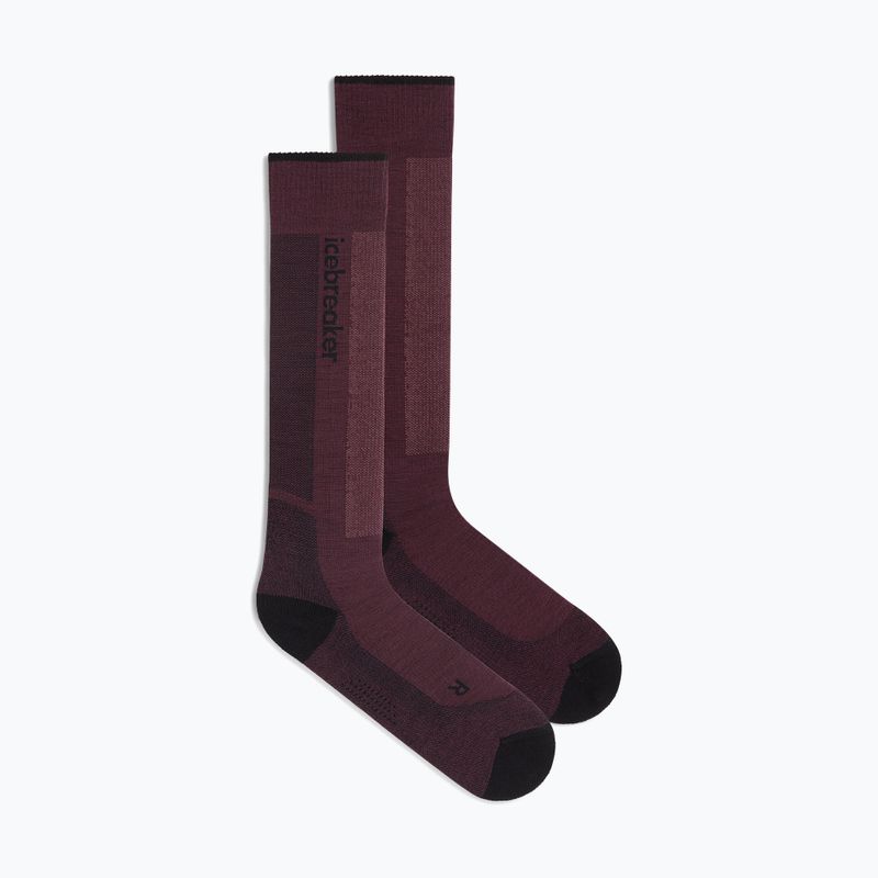Skisocken Damen Icebreaker Merino Ski+ Light OTC java/black/summit 2