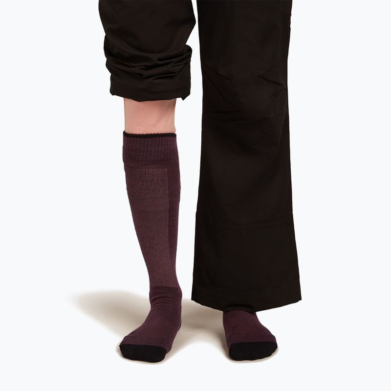 Skisocken Damen Icebreaker Merino Ski+ Light OTC java/black/summit 3