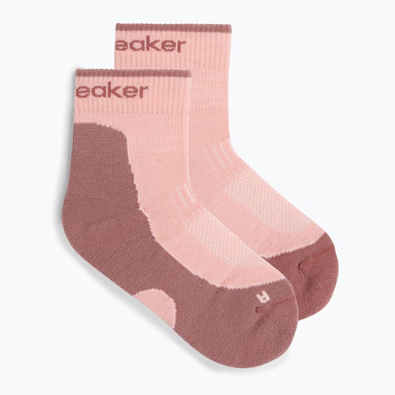 Socken Damen icebreaker Merino Hike+ Light Mini blush/summit 2