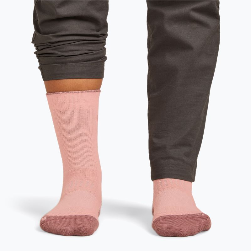 Icebreaker Damen-Socken Merino Hike+ Light Crew blush/summit 4