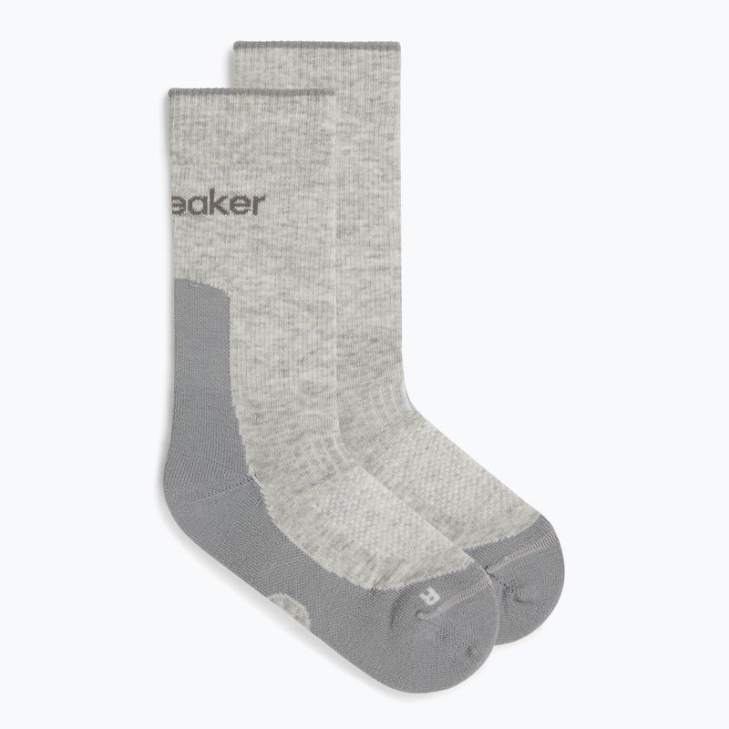 Icebreaker Damen Socken Merino Hike+ Light Crew blizzard heather/alloy 2
