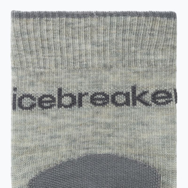 Damen Socken icebreaker Merino Hike+ Light Crew 2 pairs blizzar hthr/alloy 3