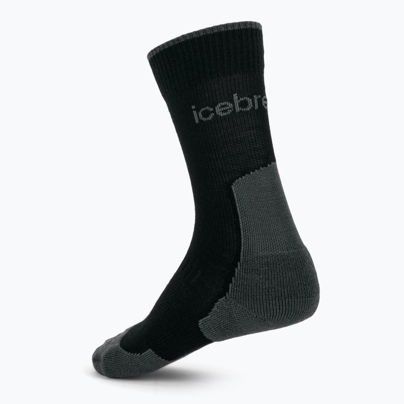 Herrensocken icebreaker Merino Hike+ Light Crew 2 pairs black/obsidian 2