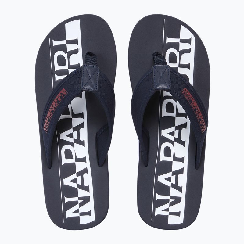 Herren Napapijri NP0A4IQU blau marine Flip Flops 12