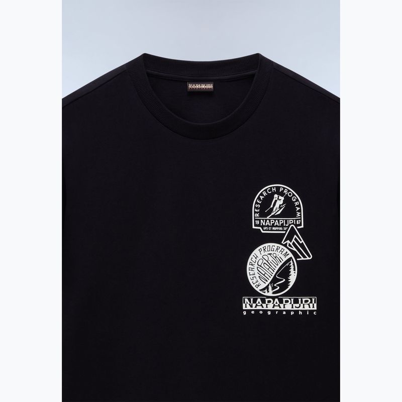 Herren Napapijri S-Funes schwarz beauty t-shirt 3
