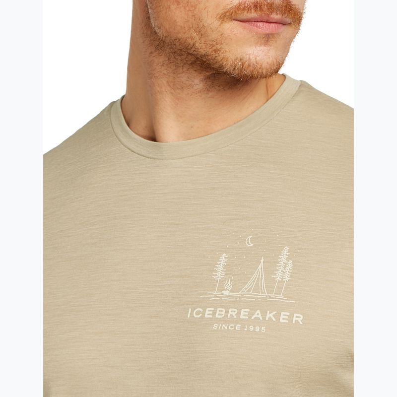 Herren T-Shirt icebreaker Merino 150 Tech Lite Peaceful Pass Tee flagstone 5