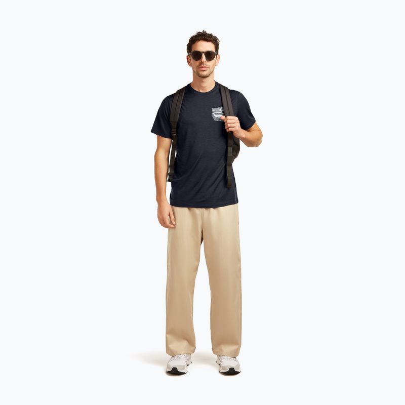 Herren T-Shirt icebreaker Merino 150 Tech Lite Evolving Lay Tee midnight navy 4
