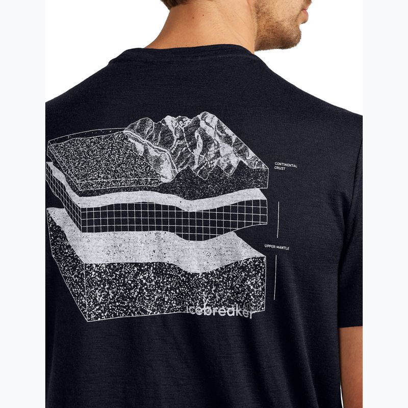 Herren T-Shirt icebreaker Merino 150 Tech Lite Evolving Lay Tee midnight navy 6