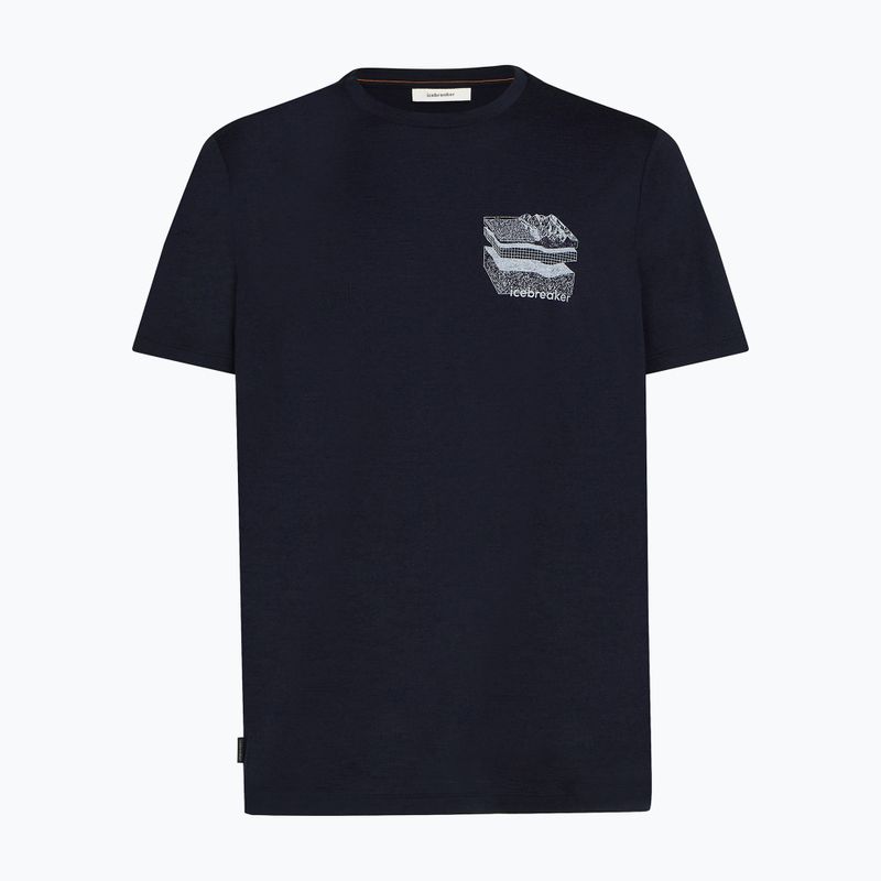 Herren T-Shirt icebreaker Merino 150 Tech Lite Evolving Lay Tee midnight navy 7
