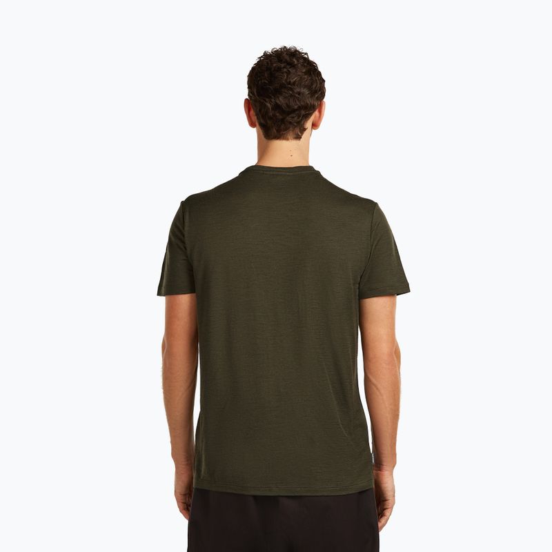 Herren T-Shirt icebreaker Merino 150 Tech Lite Transportage Tee dark loden 3