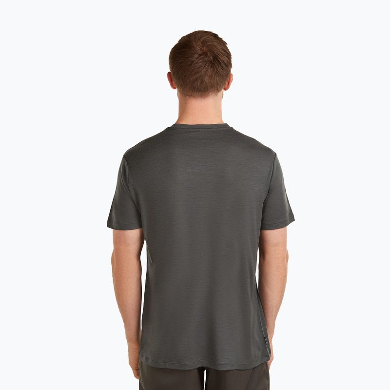 Herren T-Shirt icebreaker Merino 150 Tech Lite The Peaks obsigian 3