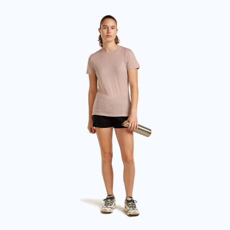 Damen-Trekking-T-Shirt icebreaker Merino 150 Tech Lite III Tee pink quartz 4