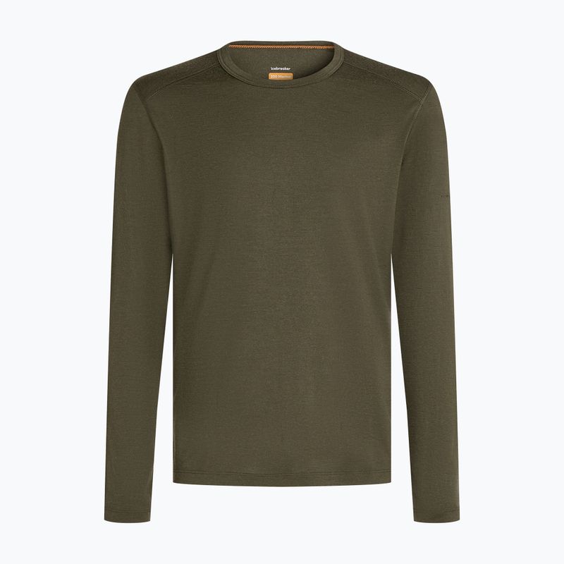 Thermoaktives Herren-Langarmshirt Icebreaker 200 Oasis Crewe dark loden 7