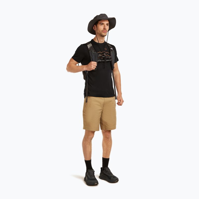 Herren T-Shirt icebreaker Merino 125 Cool-Lite Sphere Tee Across The Peaks black 4