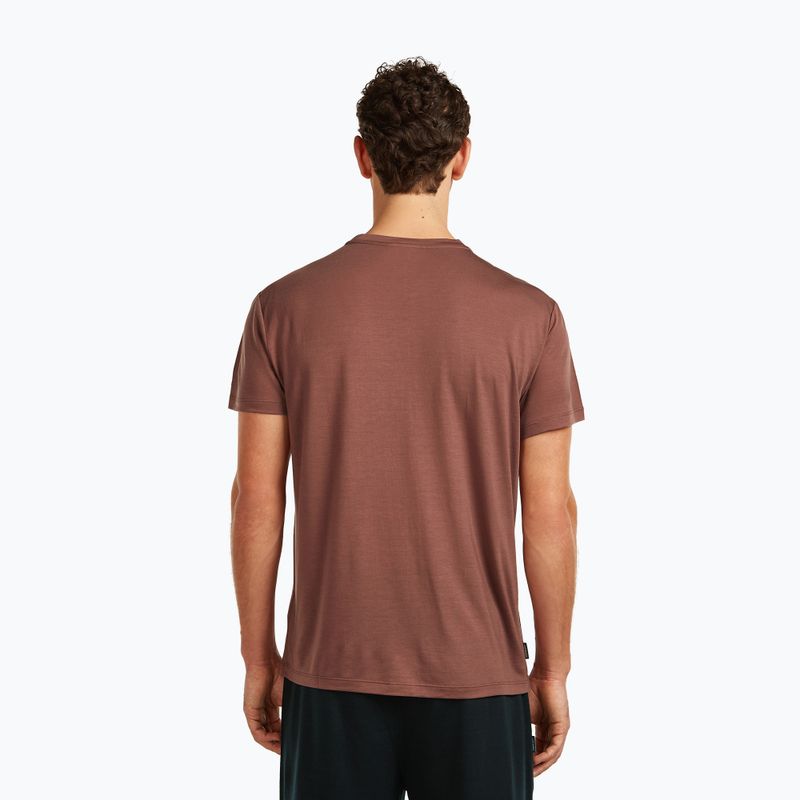 Herren T-Shirt icebreaker Merino Core Canoe Companions carob 3