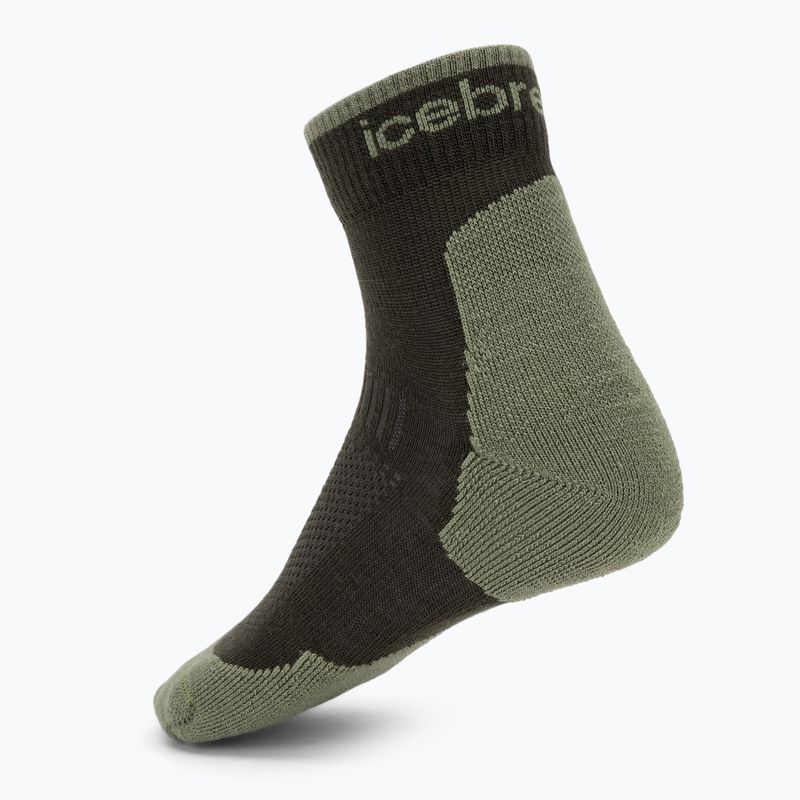 Herrensocken Icebreaker Merino Hike+ Light Mini dark loden/lichen 2