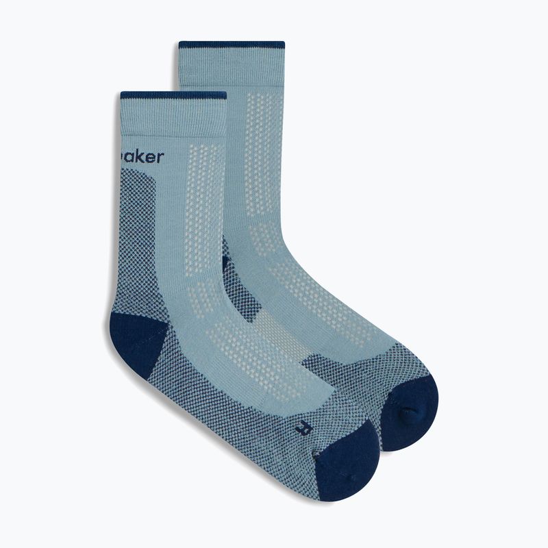 Herrensocken Icebreaker Merino Hike+ Ultralight Quarter flint blue/atlantis 2
