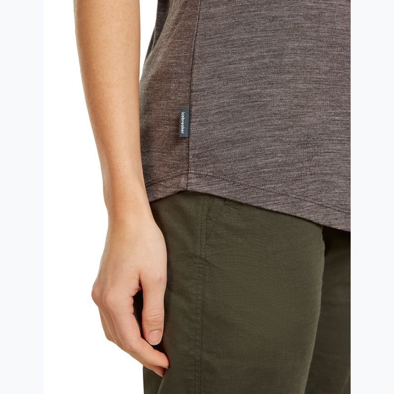 Damen-Trekking-T-Shirt icebreaker Merino 125 Cool-Lite™ Sphere III bittersweet hthr 6