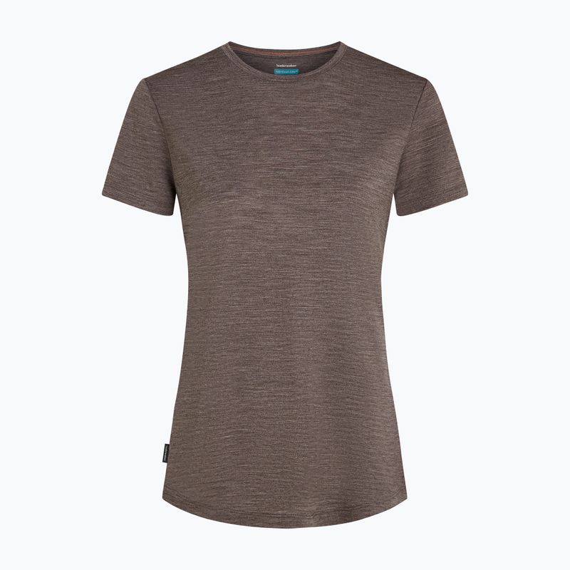 Damen-Trekking-T-Shirt icebreaker Merino 125 Cool-Lite™ Sphere III bittersweet hthr 7