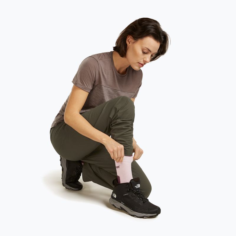 Damen Socken icebreaker Merino Hike+ Light Crew pink quartz/java 4