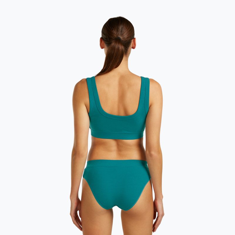 Thermoaktiver BH icebreaker Merino Rib Lotus tidal teal 3