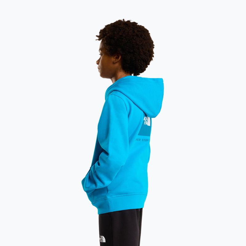 Kinder-Sweatshirt The North Face Teen Box Nse Regular Hoodie meridian blue 4