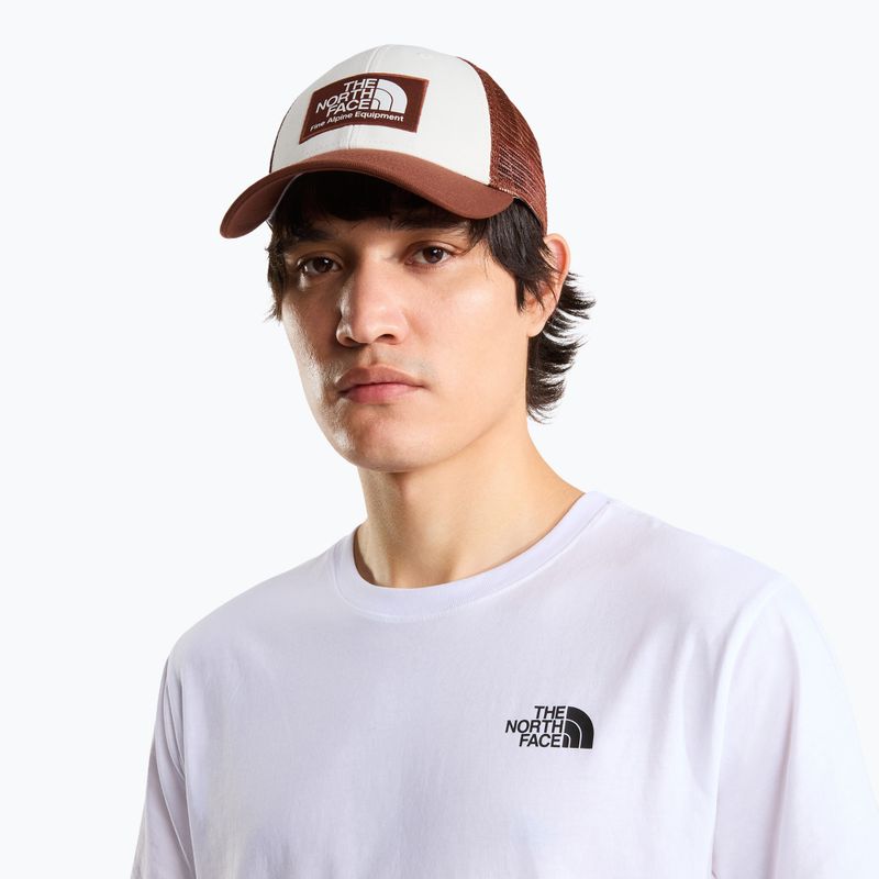 The North Face Mudder Trucker ember soil-white dune Herren-Cap mit Schirm 3