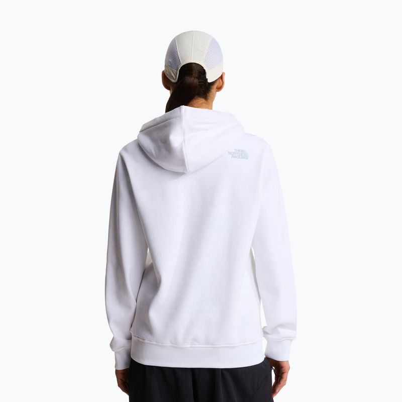 Damenpullover The North Face Drew Peak Pullover Hoodie white/frost grey 3