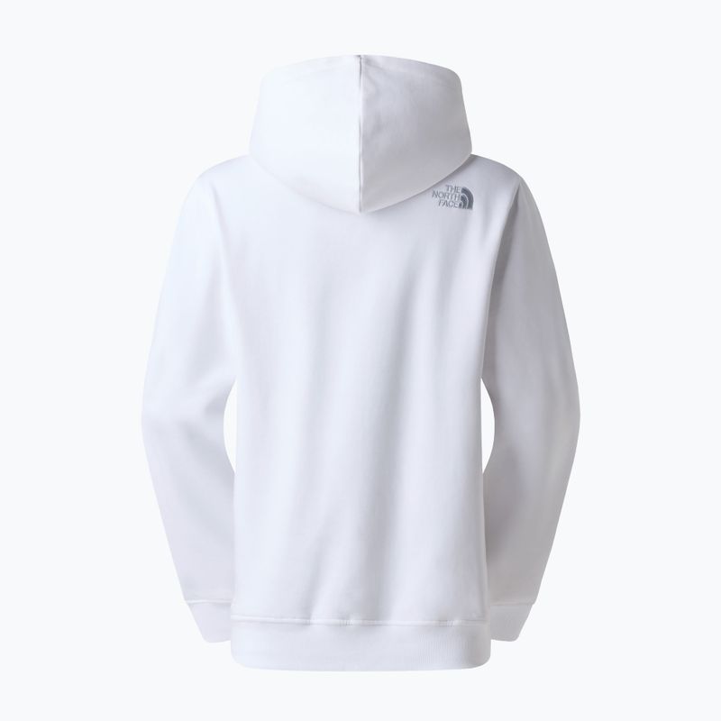Damenpullover The North Face Drew Peak Pullover Hoodie white/frost grey 6