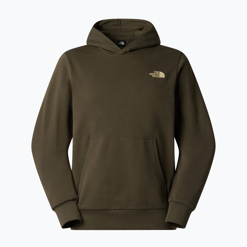 Herrenpullover The North Face Monte Regular Hoodie Graphic new taupe green 4