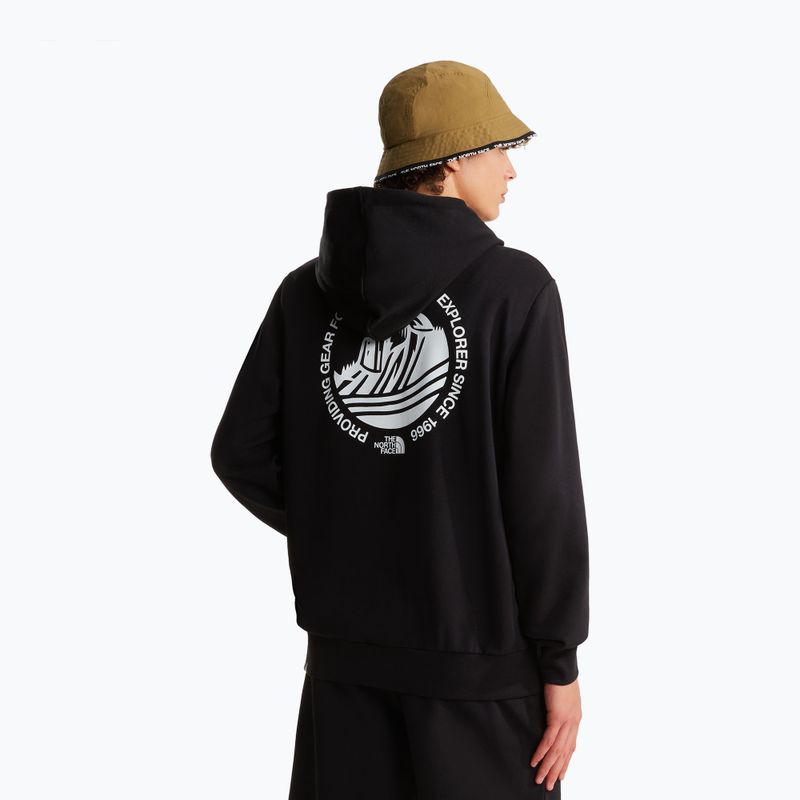 Herrenpullover The North Face Monte Regular Hoodie Graphic tnf black 3