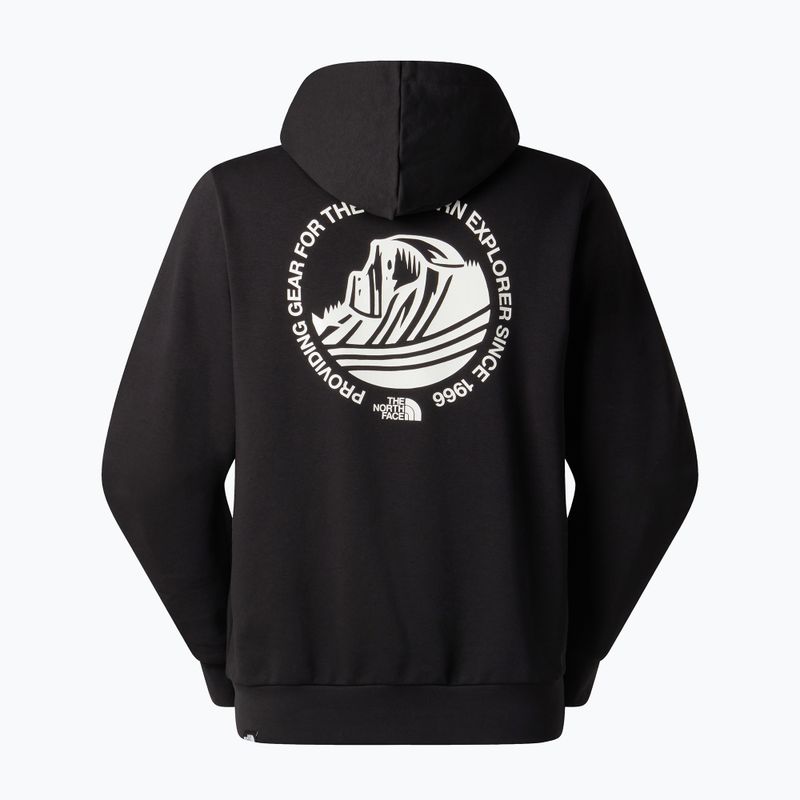 Herrenpullover The North Face Monte Regular Hoodie Graphic tnf black 6