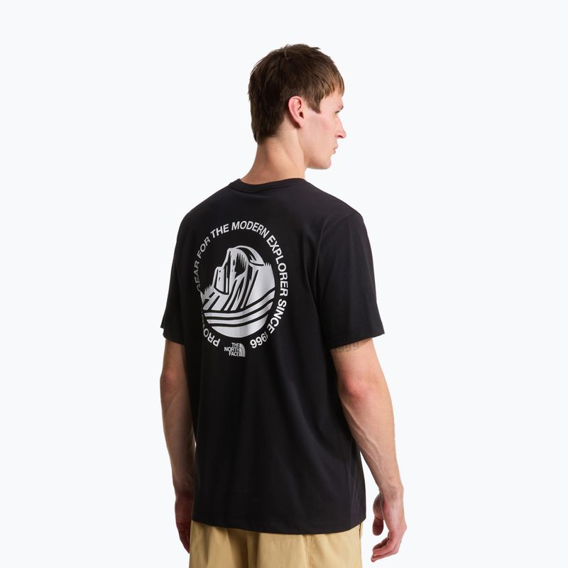 Herren T-Shirt The North Face Monte Regular Graphic tnf black 3